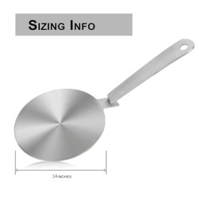 XCRPRT Plaque annulaire diffuseur de chaleur pour plaque à induction, plaque à induction en acier inoxydable, plaque conductr