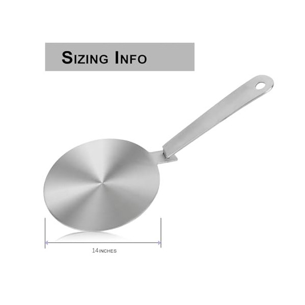 XCRPRT Plaque annulaire diffuseur de chaleur pour plaque à induction, plaque à induction en acier inoxydable, plaque conductr