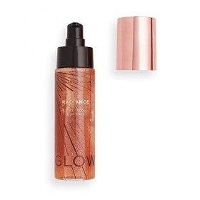 Makeup Revolution, huile scintillante, or, 100ml