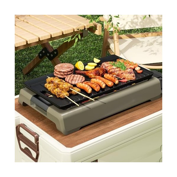devesanter Plaque de cuisson en fonte : plaque de cuisson réversible en fonte pour four, cuisinière et barbecue plaque de cu
