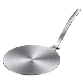 EnMart Adaptateur Induction 24 CM, Plaque de diffuseur de chaleur en acier inoxydable, Disque adaptateur pour plaque à induct