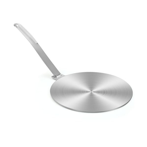 Plaque convertisseur de plaque à induction, 20 cm, plaque dadaptation à induction en acier inoxydable, plaque diffuseur à in