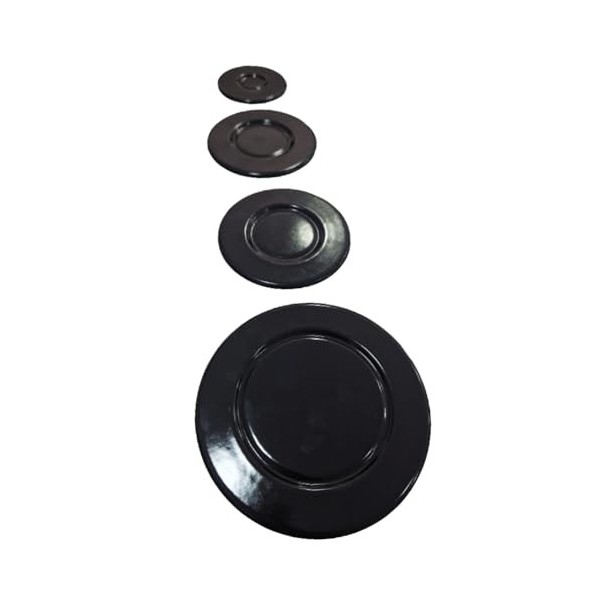 DL SERVICE Plateaux de cuisine à gaz | Lot de 4 assiettes pour cuisine Ariston Nardi Indesit Franke Tecnogas