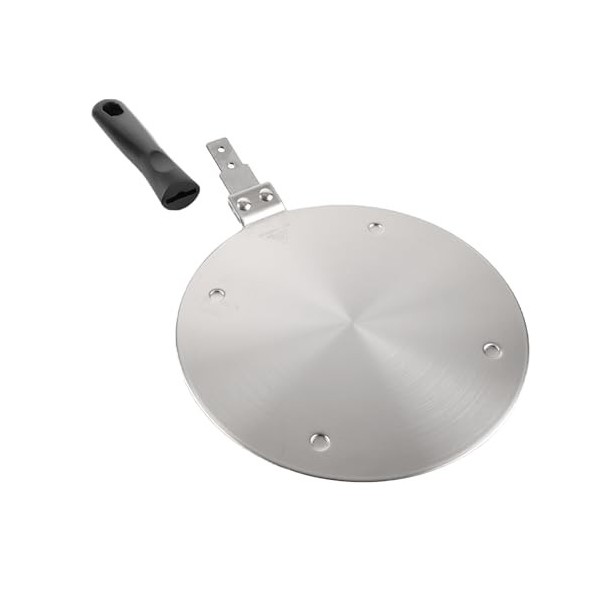 APACALI Adaptateur Plaque Induction, 24cm Adaptateur Induction Disque Plaque avec poignée et Base séparables, Induction Hob H