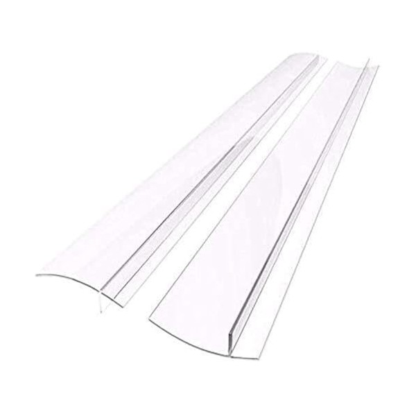 XZSUN Couvercle décart de comptoir de cuisinière en Silicone de Cuisine, Bandes de Remplissage décart de cuisinière 2 pièce