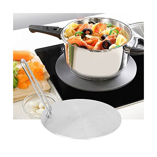 Adaptateur dinduction de Cuisson de Diffuseur de Chaleur de Plaque dacier Inoxydable 20cm 