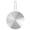 XIASABA Plaque De Dissipateur De Chaleur à Induction en Acier Inoxydable, Adaptateur De Plaque à Induction, Batterie De Cuisi