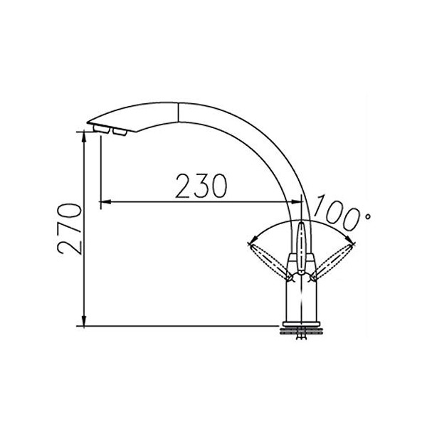 Robinet "ForHome® Deluxe" 3 voies Pour leau purifiée - Pour purificateur deau