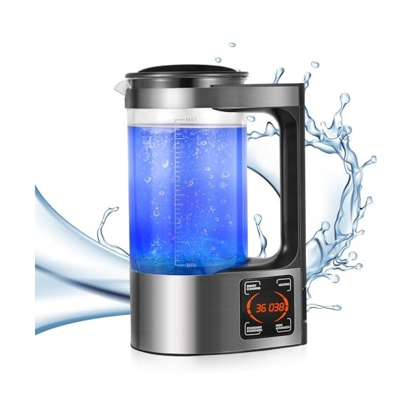 SenDeluz Fabricant Deau Hydrogène, Générateur deau Hydrogène Portable, Machine à Eau Hydrogène eau avec Fonction Thermostat