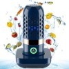 Machine de Nettoyage de Fruits et Légumes, Appareil de Nettoyage Sans fil étanche avec Technologie de Purification des Ions O