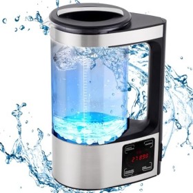 1800PPB Hydrogen rich water machine 2L Hydrogen water generator with SPE and PEM technology, unlimited water quality, heating
