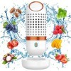Machine à laver pour fruits et légumes, portable IPX7 étanche, purificateur de légumes, fruits et légumes, 4000 mAh, USB sans
