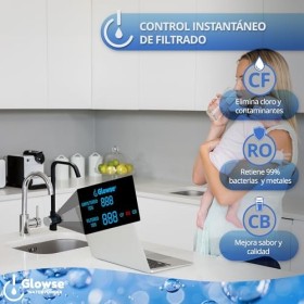GLOWSE PR600 Osmoseur Deau-Osmoseur Inverse 5 ÉTAPES Débit Rapide-Purificateur Deau Robinet-Fontaine Osmose Inverse-Osmoseu