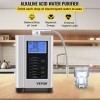 VEVOR Ioniseur dEau PH 3,5-10,5 Purificateur dEau à lAcide Alcalin ORP +500 à -550 mV Électrolyseur Électrode 5 Plaques 7 