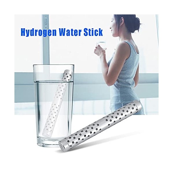 Nimomo Bâton Dhydrogène, Ioniseur Eau, Bâton DEau Alcaline à Hydrogène en Acier Inoxydable PH Alcaliniseur Ioniseur Purific