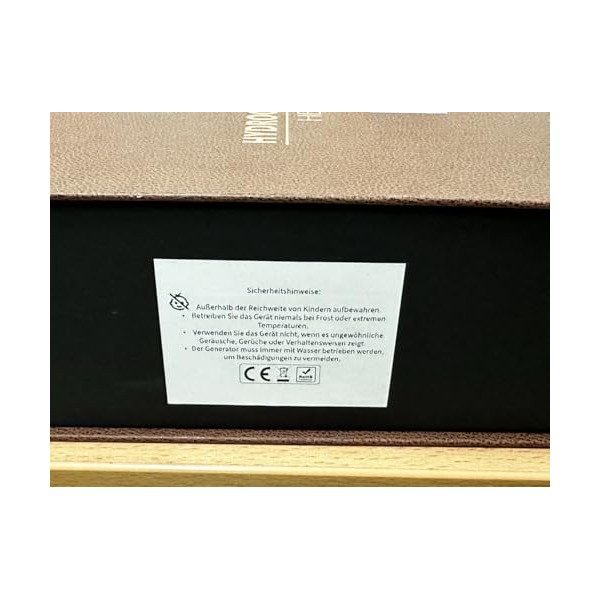 Hydrogen-3 Pro Générateur deau hydrogène dorigine 250 ml Membrane en PEM DuPont® Noir