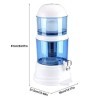 Purificateur DEau 16 L pour Sédiments, Rouille, Métaux Lourds, Eau Minérale Alcaline Faible et Saine, Système de Filtration 