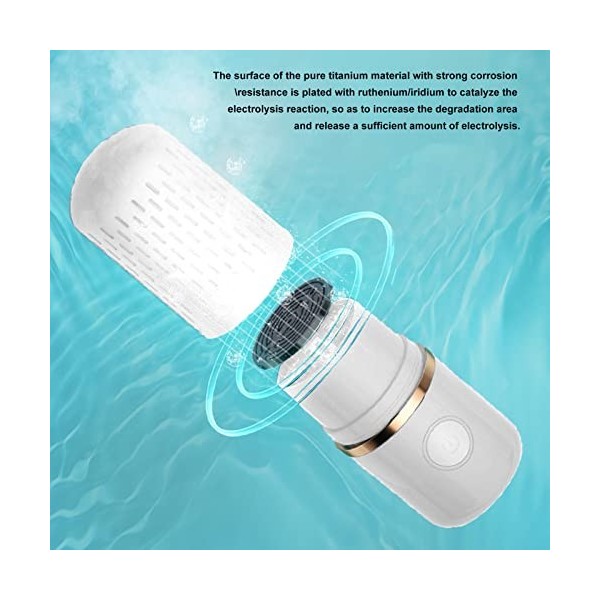 CCYLEZ Machine à Laver Les Fruits et légumes, Mini purificateur daliments sans Fil avec Chargement USB, Machine de Nettoyage