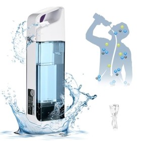 Bouteille à Eau Hydrogène avec Générateur à Technologie PEM et SPE, Jusquà 1500-3000 PPB, Bouteille deau Riche en Hydrogène