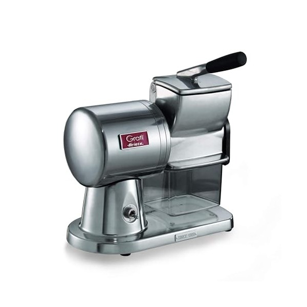 Ariete Gratì Superior 449, Râpe à Fromage Électrique Professionnelle en Aluminium Moulé Pour Le Fromage, Le Pain, Le Chocolat