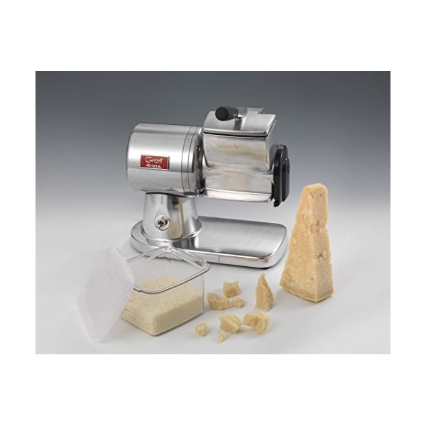 Ariete Gratì Superior 449, Râpe à Fromage Électrique Professionnelle en Aluminium Moulé Pour Le Fromage, Le Pain, Le Chocolat