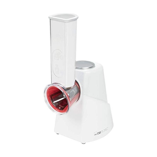 Clatronic ME 3604, Multi-Express, pour couper, râper et émincer | Éminceur électrique | Coupe-légumes | Râpe à légumes | 5 us