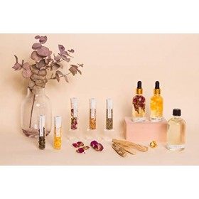 MUY Beauty Coffret De Soins De La Peau Bio | Craftly | Kit Diy I Huile Pour Les Cheveux, Le Corps Et Bain | Cadeau Dannivers