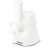 Techwood Découpe Electrique Tout 4 en 1 Râper Emincer Gratter Légumes Fruits Fromage/Sorbetière 150W-TRIC-1440, Blanc, Acier 