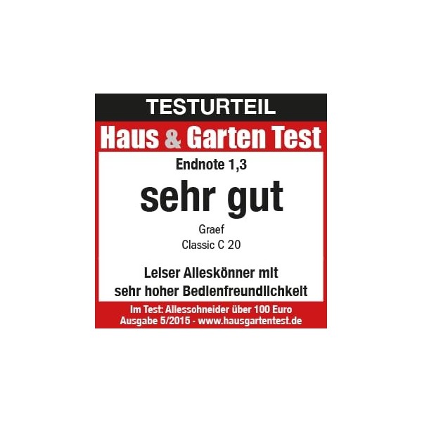 Graef 4001627002503 Classic C20 Trancheuse