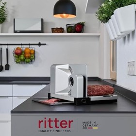 RITTER icaro 5, trancheuse électrique Universelle Pliable et Tranche-Pain en métal, fabriqué en Allemagne