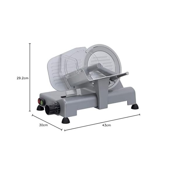 RGV 195GL-LUSSO Lusso 195 GL Trancheuse en aluminium Argenté/noir