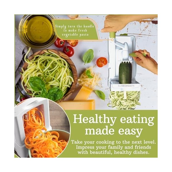 Spiraliseur À 10 Lames Brieftons: La Trancheuse En Spirale La Plus Forte Et La Plus Lourde, La Meilleure Machine À Pâtes Végé