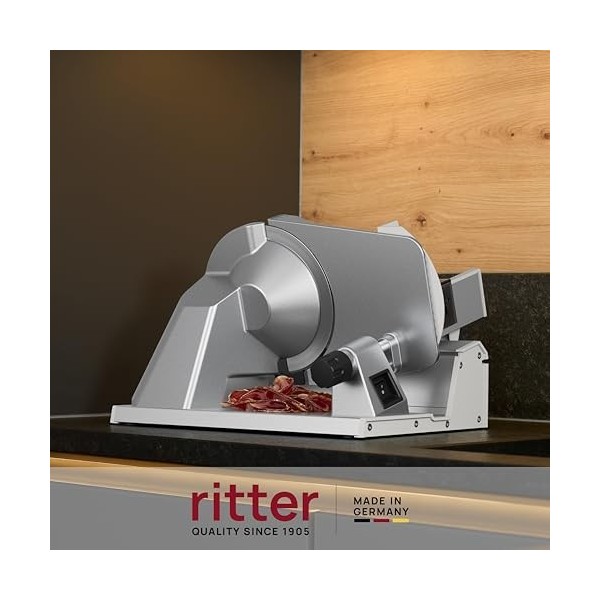 ritter tondo 13, trancheuse à jambon professionnelle tout métal, fabriqué en Allemagne