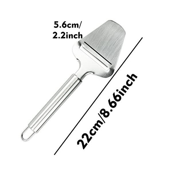 LAMXD Trancheuse à fromage, en acier inoxydable, robuste et de qualité professionnelle - Outil de cuisine élégant - Trancheus