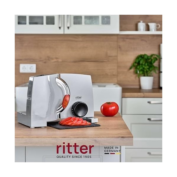 ritter nova 1 Duo Plus, trancheuse électrique universelle en métal avec moteur ECO, fabriqué en Allemagne