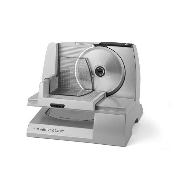 Riviera-et-Bar PT194A Trancheuse Domestique Inox, Gris