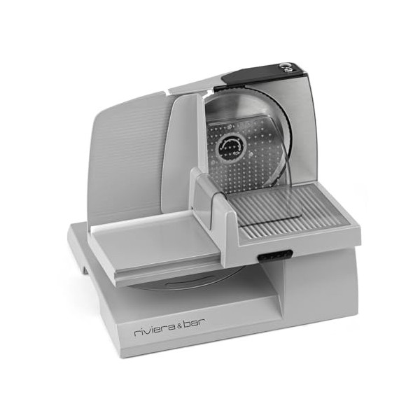 Riviera-et-Bar PT194A Trancheuse Domestique Inox, Gris