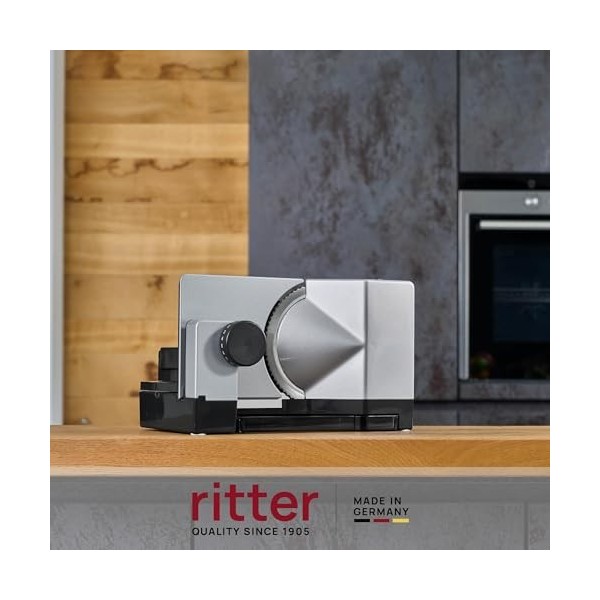 ritter Trancheuse universelle E 18 Duo Plus, trancheuse électrique à moteur ECO, fabriquée en Allemagne