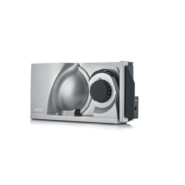 GRAEF Mytiny MT1000 Trancheuse électrique pliante universelle pour la cuisine pour saucisses, légumes, trancheuse à pain | Tr