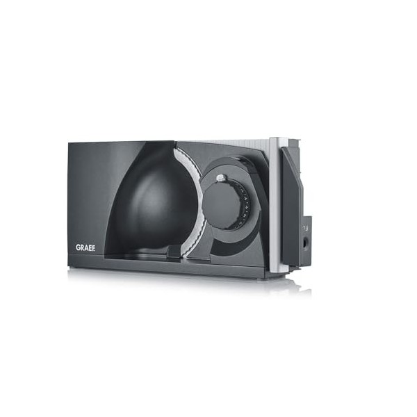 Gref Mytiny Mt1006 Trancheuse à viande pliante pour saucisses, légumes, pain, trancheuse à pain - Gris