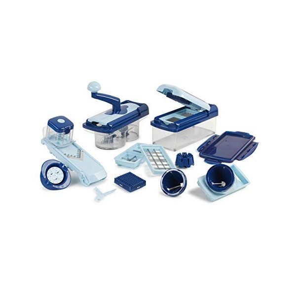 Genius Nicer Dicer Fusion Smart Julietti | Mandoline 23 en 1 Multifunction Professionelle | Trancheuse | couper- / râpé- / ép