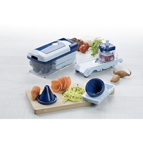 Genius Nicer Dicer Fusion Smart Julietti | Mandoline 23 en 1 Multifunction Professionelle | Trancheuse | couper- / râpé- / ép