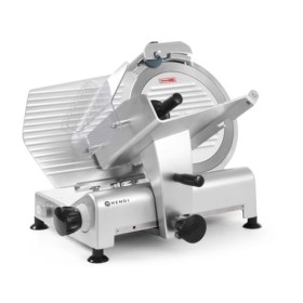 HENDI Trancheuse électrique, multi-usages, pour jambons, saucissons, viandes, Profi Line 300, lame Ø: 300mm, épaisseur de tra