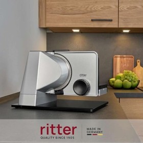 ritter sono 5, trancheuse électrique universelle et tranche-pain tout métal avec moteur ECO, fabriqué en Allemagne, Couleur M