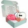 Coffret Cadeau Femme Soin Beauté Spa avec Message Personnalisé pour Offrir, Set de Démaquillage 7 produits Original et Utile,