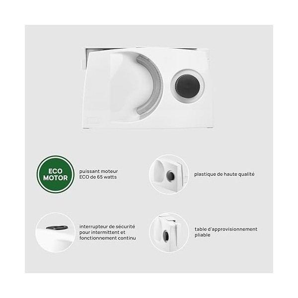 ritter markant 05, trancheuse électrique universelle pliable avec moteur ECO, fabriqué en Allemagne