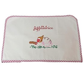 Trama Toscana - Housse pour trancheuse, grand modèle rouge