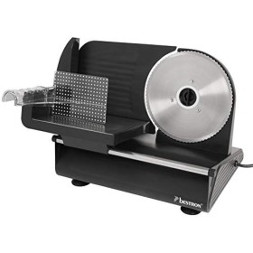 Bestron Trancheuse électrique, Épaisseur de coupe 0-15 mm, 2 vitesses, 150 W, Noir