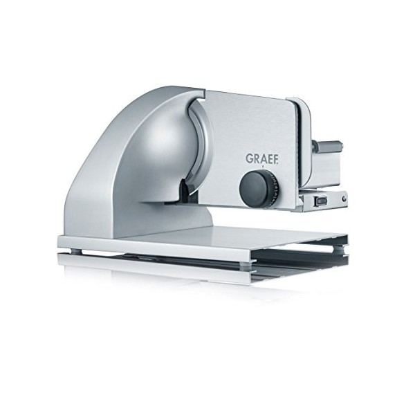 Graef sks903eu Electric 185 W Aluminium Red, Stainless Steel Slicer Freiraumschneider 230 V, 50 Hz, Aluminium, Red, Stainles