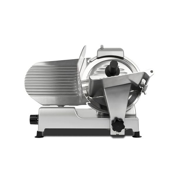 G3 Ferrari G20157 Trancheuse professionnelle Emilia 250, 240 W, lame inox 25 cm, affûteur intégré, interrupteur à 2 boutons, 